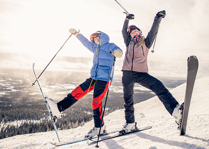 People Skiing in Snow 1